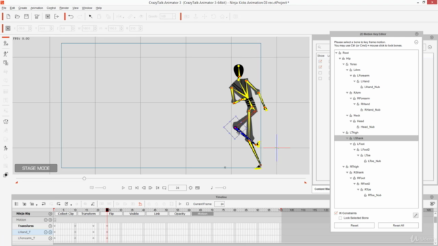 Animate a Ninja in CrazyTalk Animator 3 - Screenshot_03
