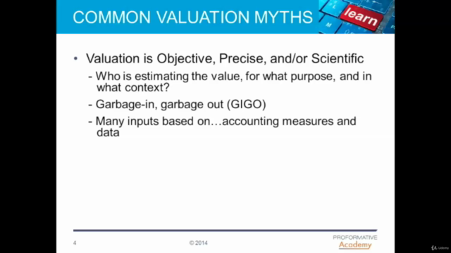 Corporate and Asset Valuation: Approaches, Inputs and Issues – Screenshot 4