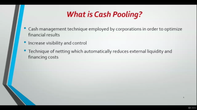 Cash Pooling to Globally Optimize Treasury Results – Screenshot 1
