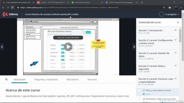 Curso intensivo de Laravel y Android usando JWT y Kotlin – Screenshot 1