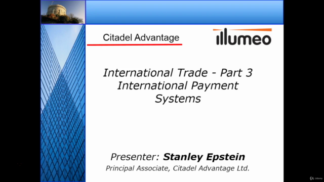 International Trade - Part 3: International Payment Systems – Screenshot 1