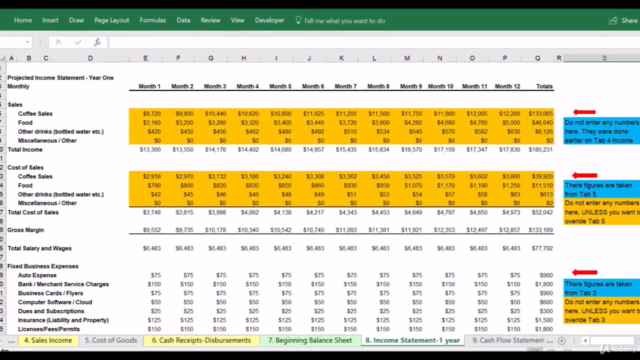 Coffee Shop Business Plan Template with Example & Financials – Screenshot 3