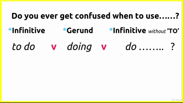 Master English Grammar: Gerund & Infinitives Complete Course – Screenshot 1