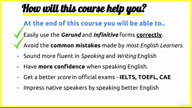 Master English Grammar: Gerund & Infinitives Complete Course – Screenshot 2