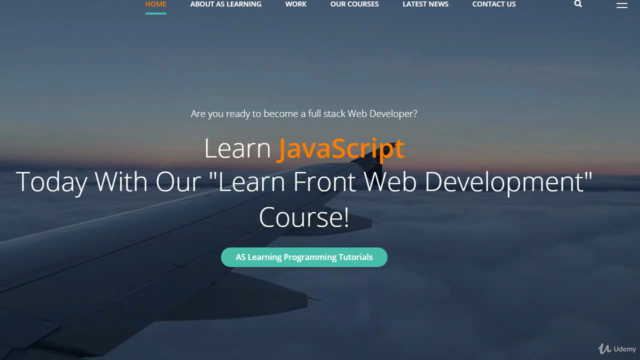 JavaScript: Learn Front End Web Development – Screenshot 1