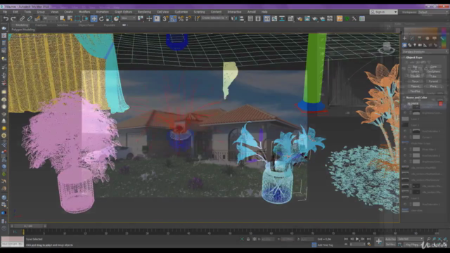 Master V-ray+3dsmax rendering by making THE VILLA from A--Z – Screenshot 3