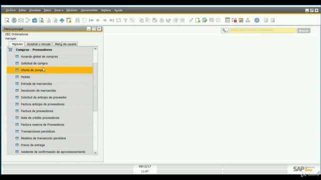 SAP Business One - Compras a Proveedores – Screenshot 1