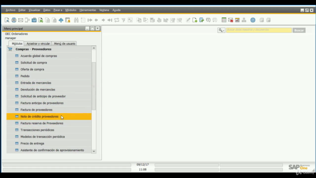 SAP Business One - Compras a Proveedores – Screenshot 4