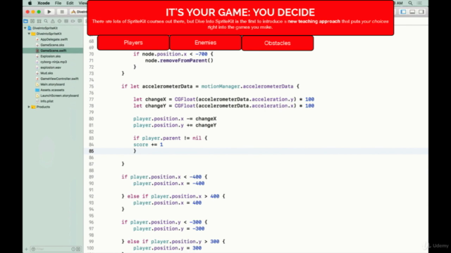 Dive Into SpriteKit - You Design the Game – Screenshot 2