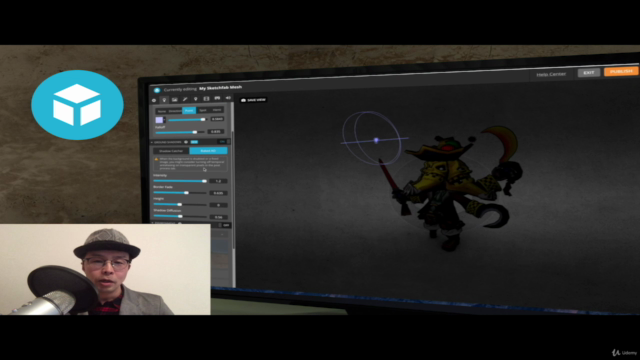 【メタバースのARデビュー】だれでもできる!ZBrushで作るゲーム用ローポリキャラ!はじめてのVR&AR 基礎講座2 – Screenshot 4
