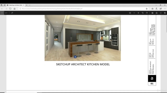 How to design a Kitchen with SKetchUp and Layout – Screenshot 2