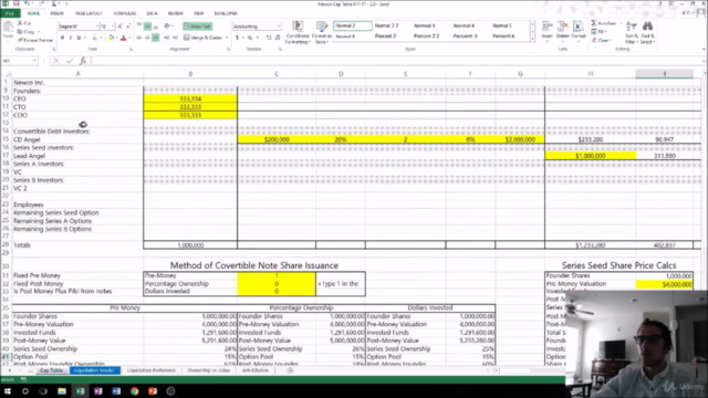 Ultimate Venture Capital: How to model investment rounds – Screenshot 1