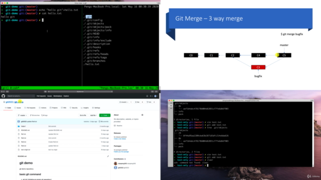 Git/GitHub/GitLab完全教程(包括Git底层原理) – Screenshot 3