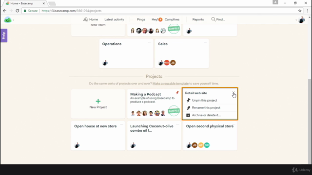 Basecamp 3 Fundamentals – Screenshot 1