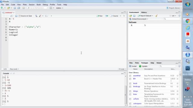 R Programming for Data Analysis & Data Visualization – Screenshot 1