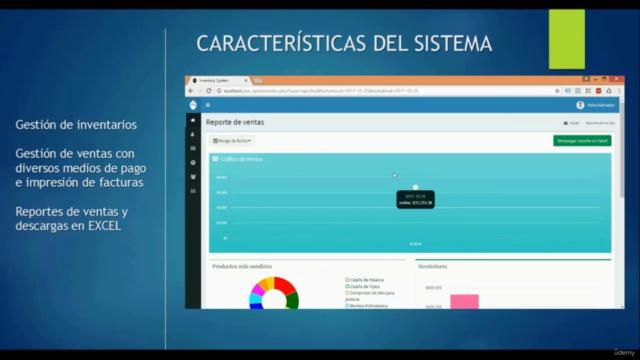 Crea sistemas POS Inventarios y ventas con PHP 8 y AdminLTE - Screenshot_03