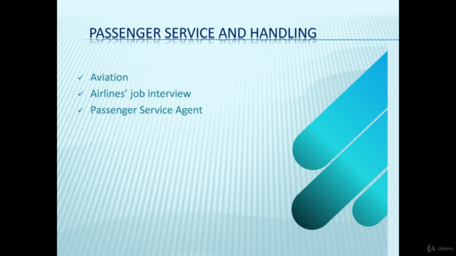 Aviation : Passenger service and handling – Screenshot 1