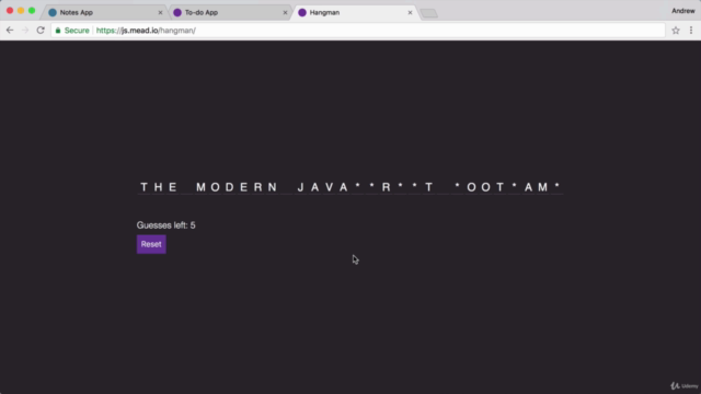 The Modern JavaScript Bootcamp – Screenshot 2