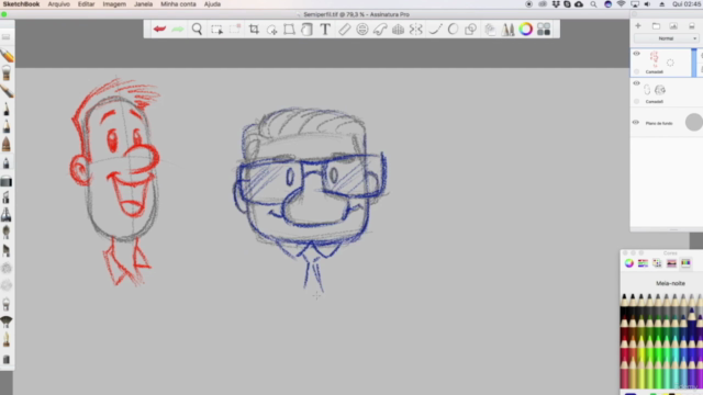 Desenho de Cartoon: Crie Personagens Profissionais do Zero. – Screenshot 2
