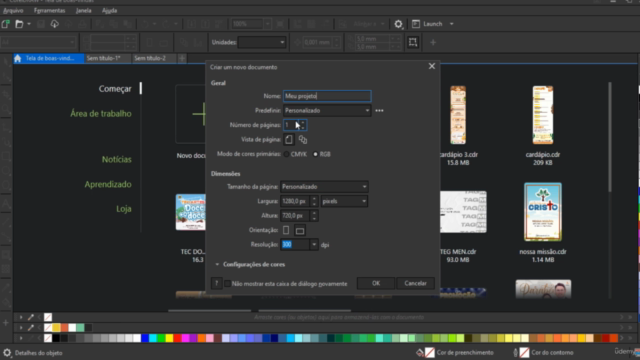 CorelDRAW | Seus primeiros passos – Screenshot 1