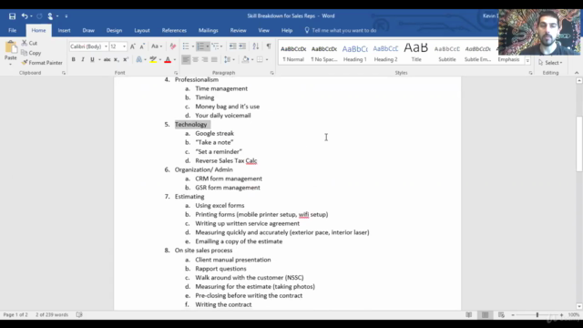 How to become a Project Estimator for a Painting Company – Screenshot 2