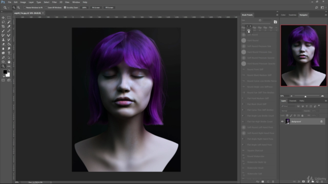 Create Realistic 3D Hair With Zbrush and Maya (Fibermesh) – Screenshot 1