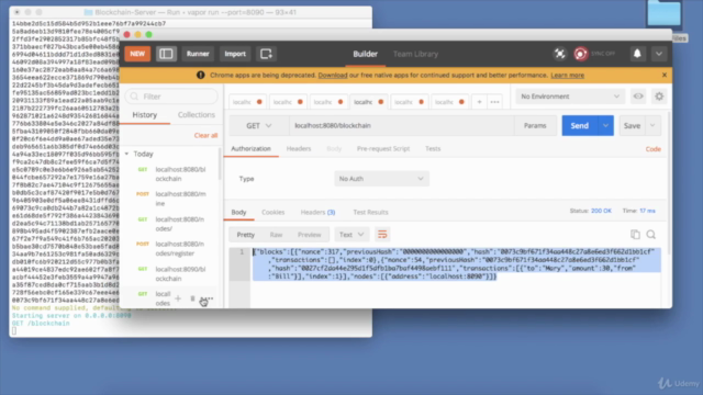 Blockchain Programming in iOS Using Swift – Screenshot 4