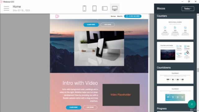 Mobirise 4 - Crie um site responsivo em poucas horas – Screenshot 1