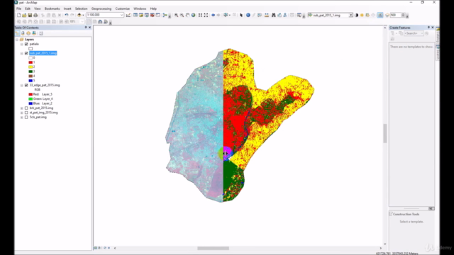 Land use Land cover classification GIS, ERDAS, ArcGIS, ML – Screenshot 2