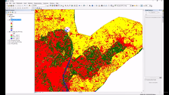 Land use Land cover classification GIS, ERDAS, ArcGIS, ML – Screenshot 3