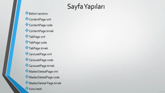 Xamarin İle İos ve Android Uygulama Geliştirme – Screenshot 1