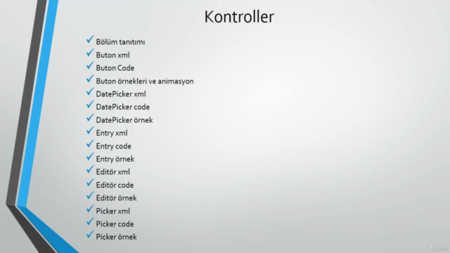 Xamarin İle İos ve Android Uygulama Geliştirme – Screenshot 2
