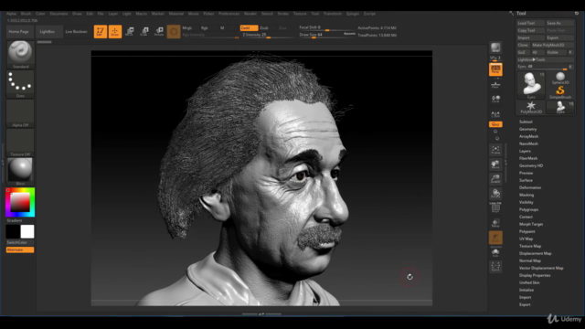Zbrush Facial Anatomy and Likeness Character Sculpting – Screenshot 4