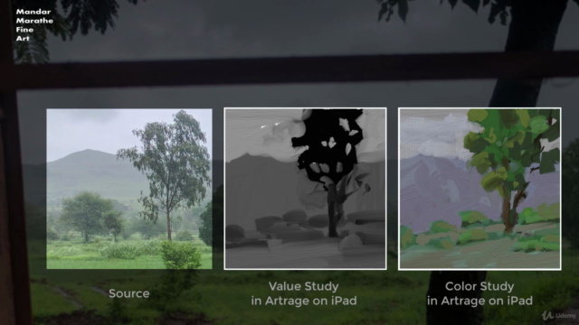 Changing colors - A Photo to Oil Painting Workshop – Screenshot 4