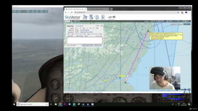 Flying training Navigation. C 172 VFR | Flight School | PPL – Screenshot 3