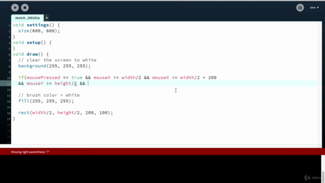 Java Game With Processing Library – Screenshot 1