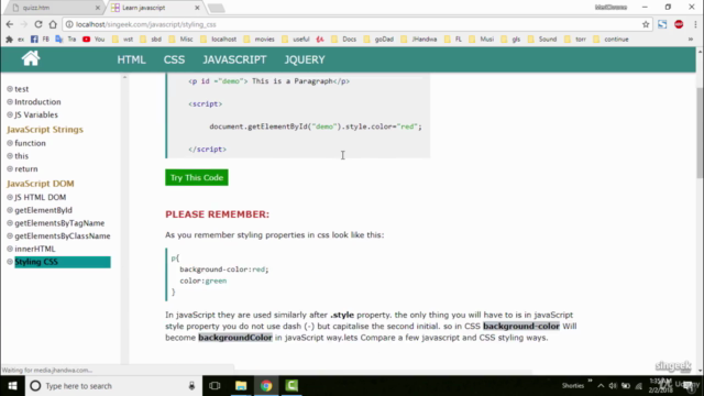 JavaScript for beginners – Screenshot 2