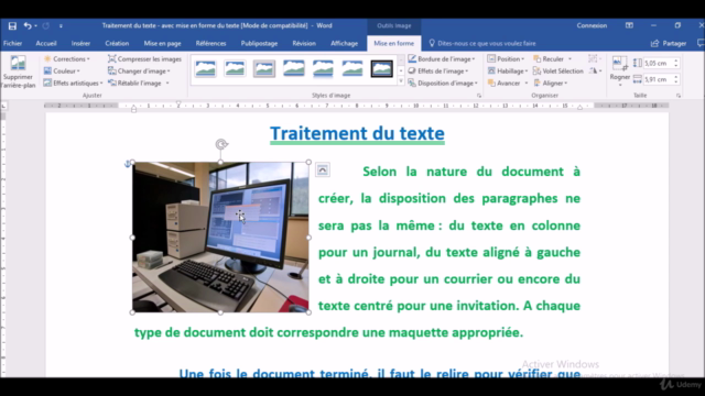 Traitement du texte en utilisant Microsoft Word 2016 Partie1 – Screenshot 2