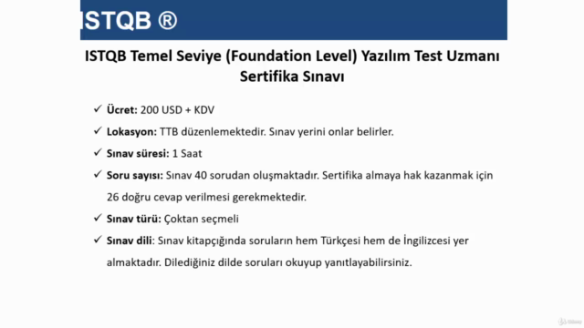 ISTQB 2024 : Temel Seviye (CTFL) Sertifika Sınavına Hazırlık - Screenshot_02