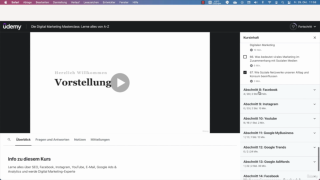 Die Digital Marketing Masterclass: Lerne alles von A-Z – Screenshot 2