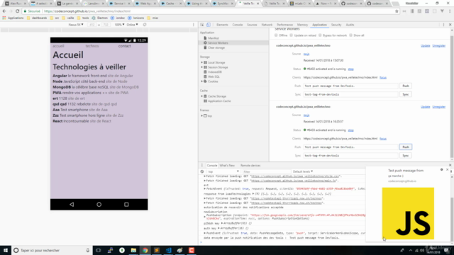 Les Progressive Web Apps (PWA) par la pratique – Screenshot 3