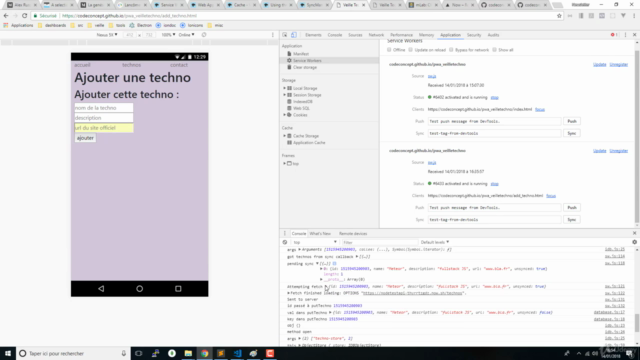 Les Progressive Web Apps (PWA) par la pratique – Screenshot 4
