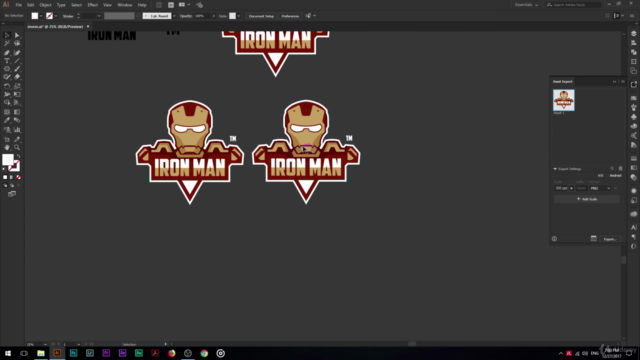 mascot logo design from sketch to vector. – Screenshot 3
