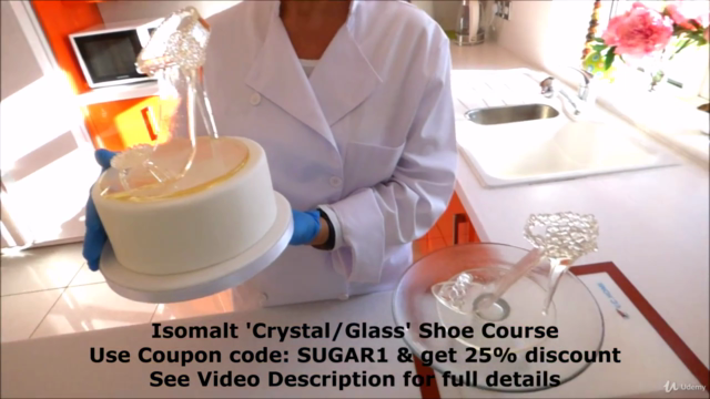 Isomalt 3D 'Crystal/Glass' Shoe With Stiletto Heel Course - Screenshot_02