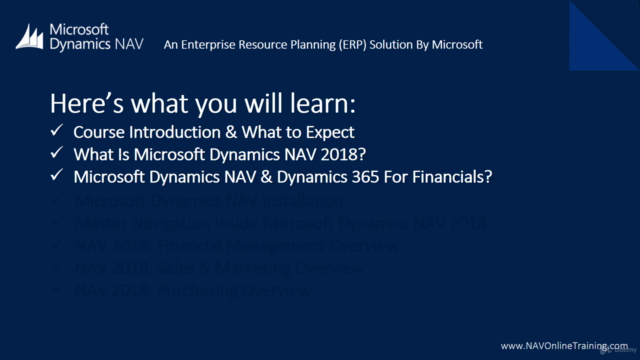 The Complete Microsoft Dynamics NAV 2018 Beginners Course - Screenshot_03