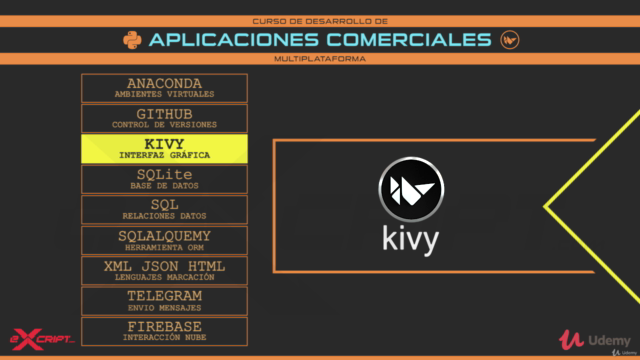 Curso de Python: Apps para Android, iOS, Linx, Win y Mac – Screenshot 2