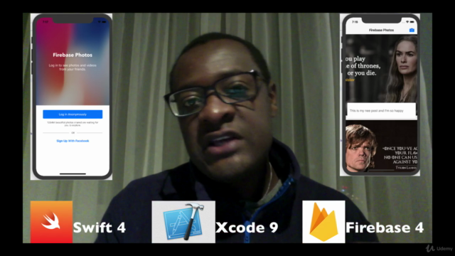 Social App with Swift 4 & Firebase 4, Xcode 9 For iOS 11 – Screenshot 3