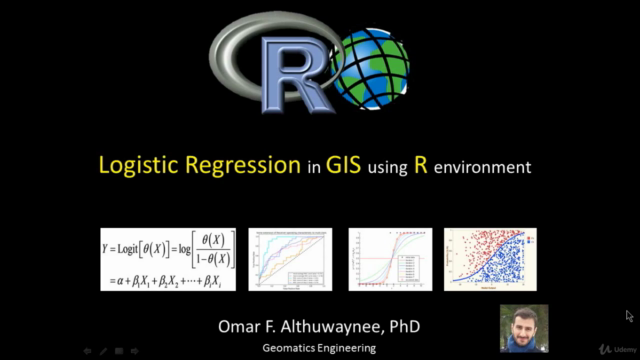 Prediction Maps & Validation using Logistic Regression & ROC – Screenshot 1
