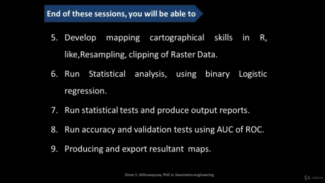 Prediction Maps & Validation using Logistic Regression & ROC – Screenshot 4