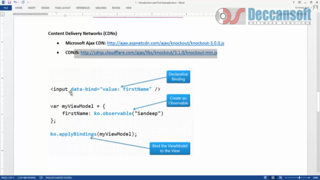 Knockout JS from Basic to Advanced – Screenshot 1